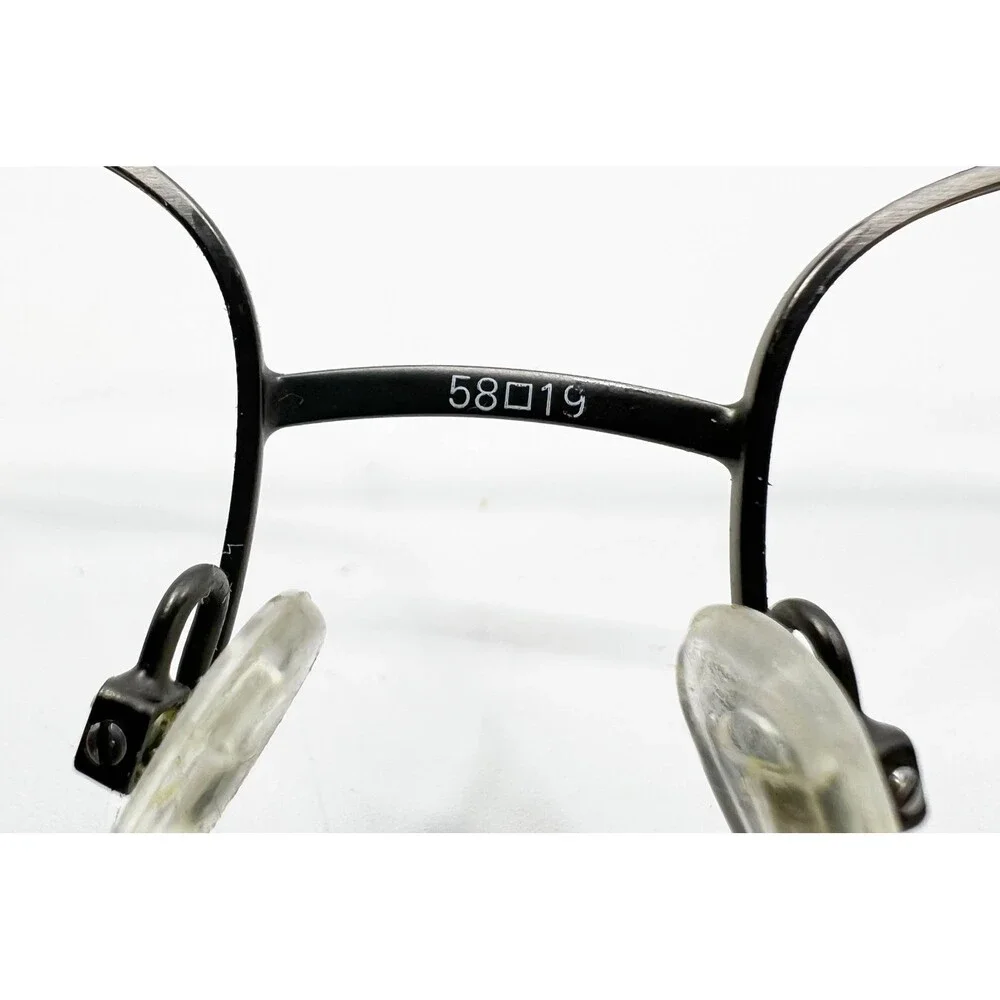 Kirkland Signature Arturo Eyeglasses Mens Pewter Aviator Metal 58-19-145
